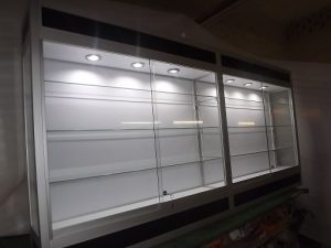 Wall Mounted Glass Display Cases